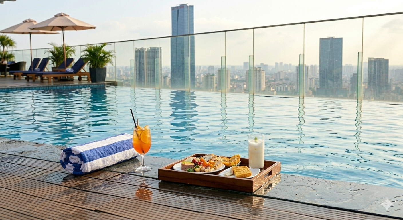 Rooftop Four-Season Swimming Pool